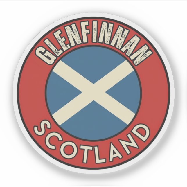 Glenfinnan, Schottland Aufkleber (Vorderseite)