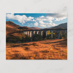 Glenfinnan Viaduct, Schottland Postkarte