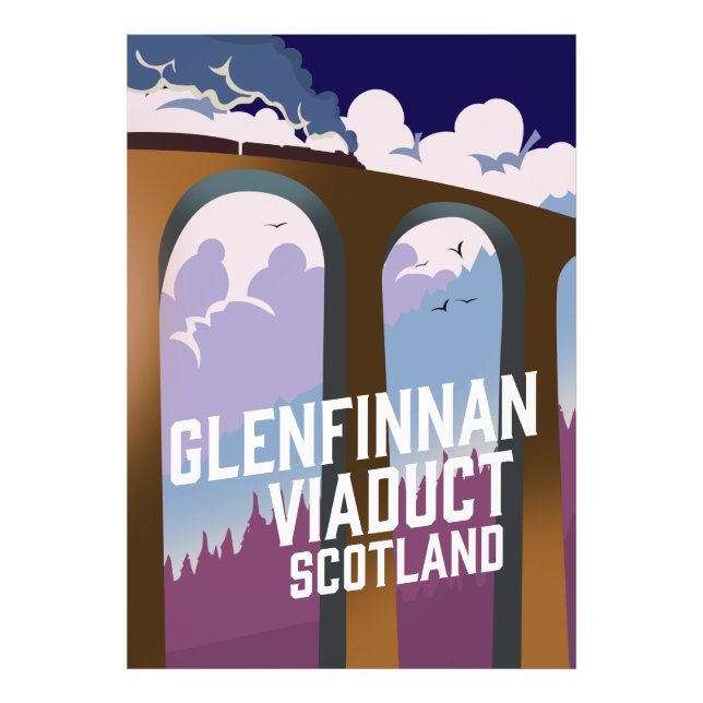 Glenfinnan Viaduct Scotland Fotodruck (Vorne)