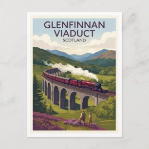 Glenfinnan-Viadukt Schottland Postkarte