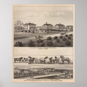 Glenhaven und angenehme Ansicht, Kansas Poster