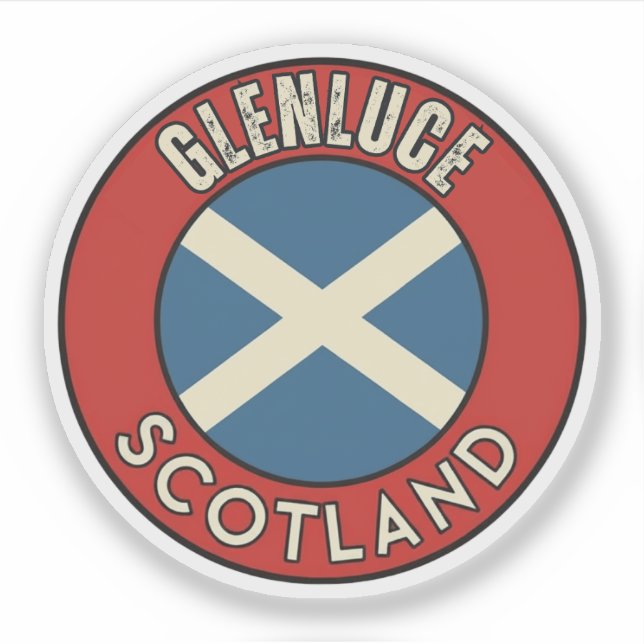 Glenluce, Schottland Aufkleber (Vorderseite)
