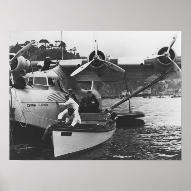 Glenn Martin w/China Clipper Poster (Vorne)