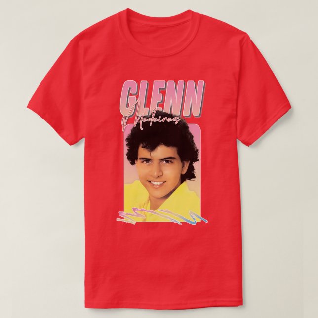Glenn Medeiros 80er Fan T-Shirt (Design vorne)
