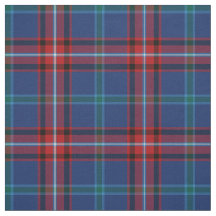 Glenn Tartan Pattern Blue Irish Kariert