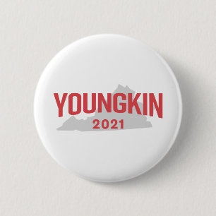 Glenn Youngkin für den Gouverneur von Virginia Button