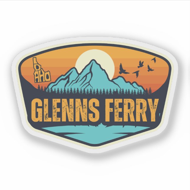 Glenns Ferry, Idaho Aufkleber (Vorderseite)