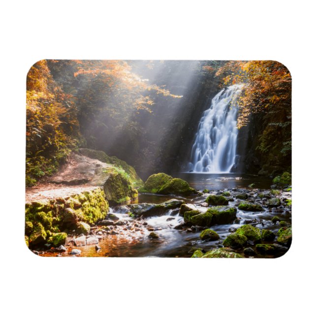 Glenoe Waterfall | Landkreis Antrim, Nordirland Magnet (Horizontal)