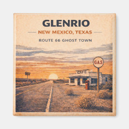 Glenrio Route 66 Geisterstadt-Kühlschrank-Dekor-Ge Magnet