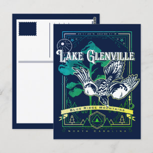 Glenville North Carolina Geobird Postkarte