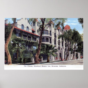 Glenwood Mission Inn, Riverside CA Vintag Poster