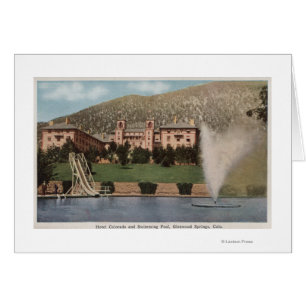 Glenwood Springs, CO - Ansicht des Hotels CO & Poo