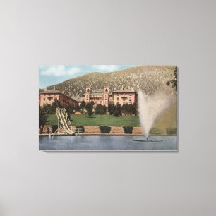 Glenwood Springs, Co - Ansicht des Hotels Co u. Leinwanddruck