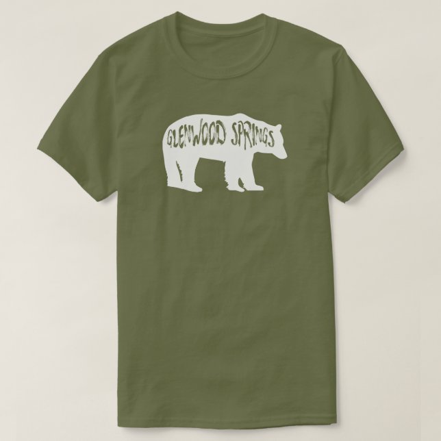 Glenwood Springs Colorado Bear T-Shirt (Design vorne)