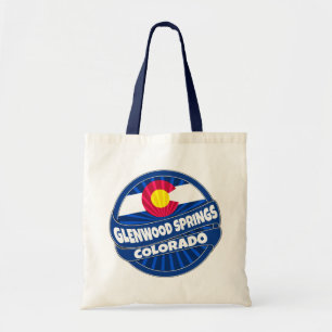 Glenwood Springs Colorado Fahne platzte Tasche