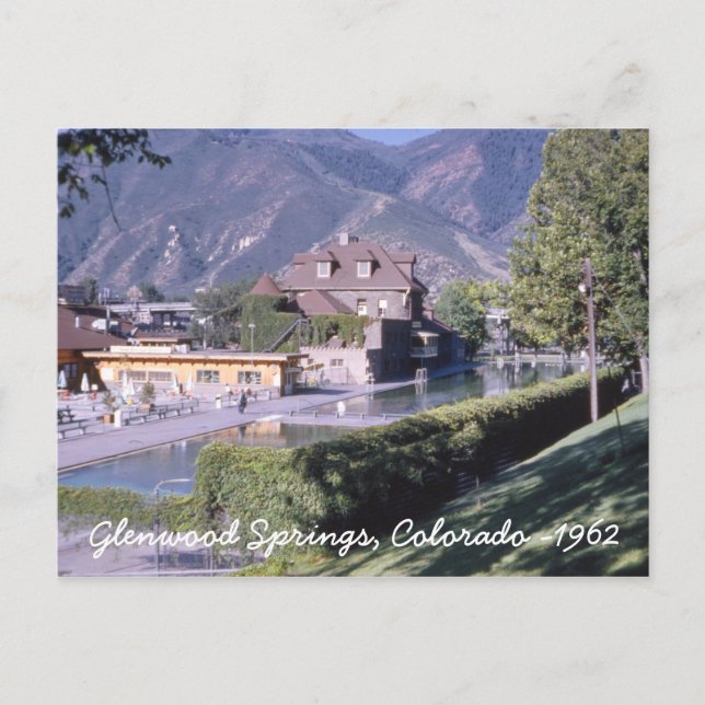 Glenwood Springs Colorado Postkarte (Vorderseite)