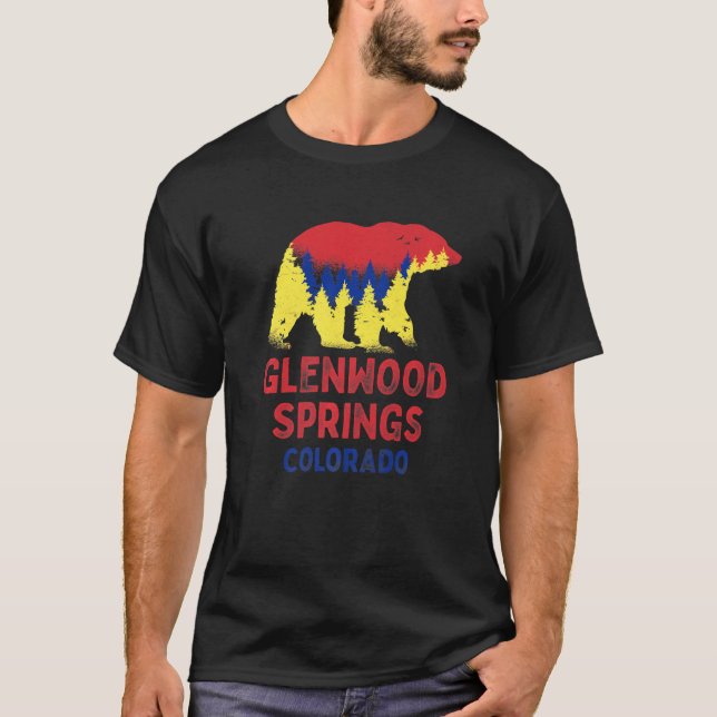 Glenwood Springs Colorado Rocky Mountains T-Shirt (Vorderseite)