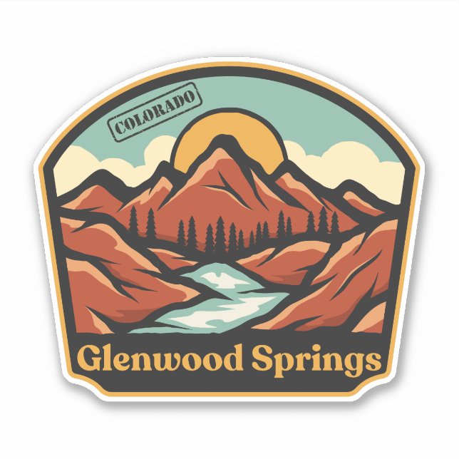 Glenwood Springs, Colorado Sticker (Vorderseite)