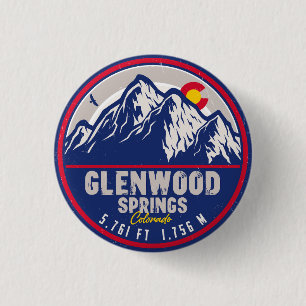 Glenwood Springs Colorado Wandern Button