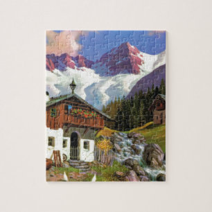 Gletcherwelt, die Schweiz Puzzle