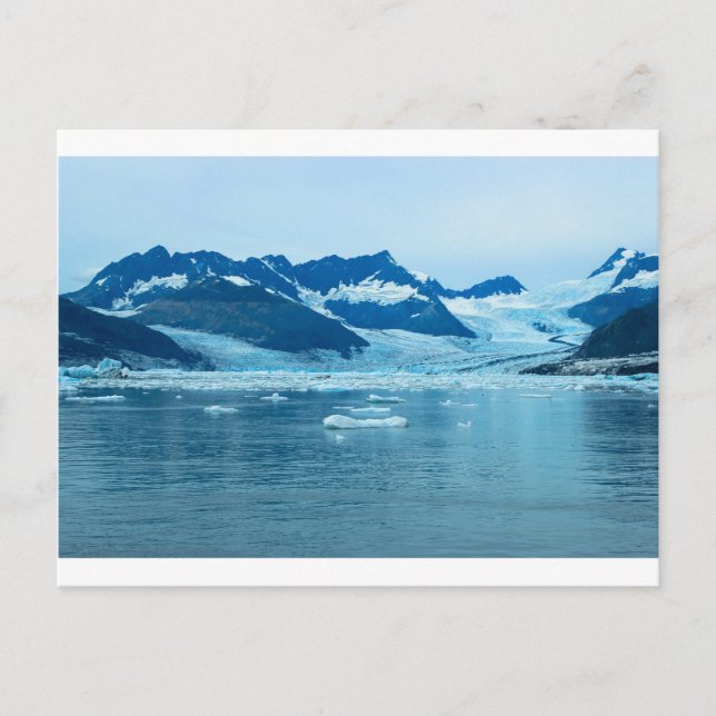 Gletscher 4 postkarte (Vorderseite)
