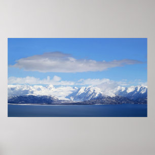 Gletscher-Ansicht Poster