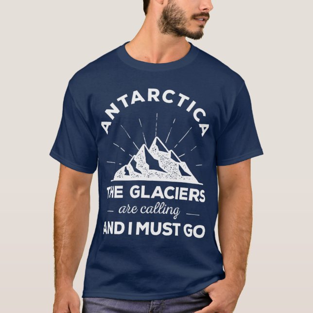 Gletscher Antarktis T-Shirt (Vorderseite)