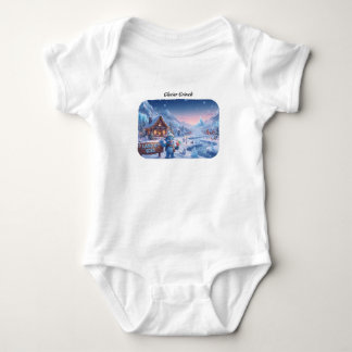 Gletscher Grinch Land der Eis Magischer Winter Bab Baby Strampler