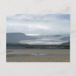 Gletscher im Vatnajökull-Nationalpark - Island Postkarte