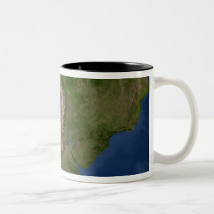 Gletscher in den Regionen von Südamerika Zweifarbige Tasse