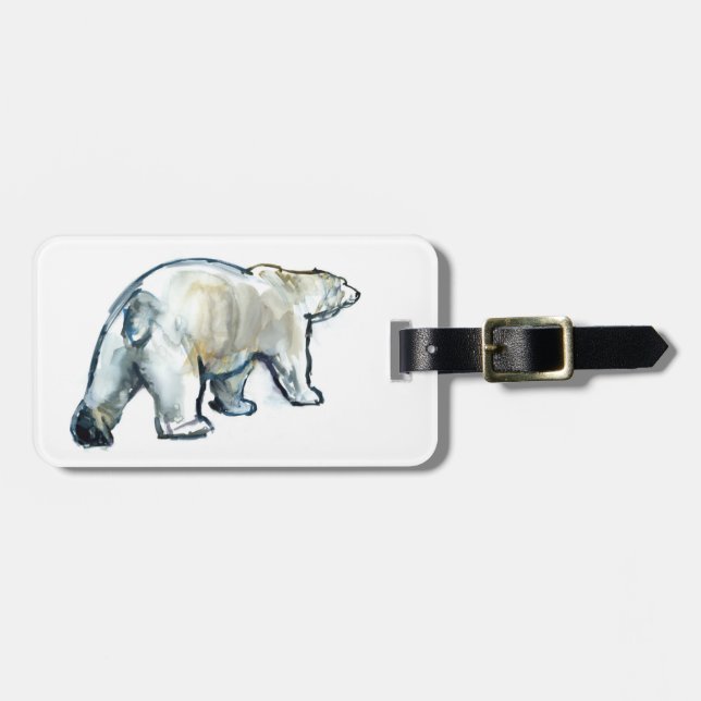 Gletscher-Minze Gepäckanhänger (Vorderseite horizontal)