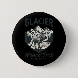 Gletscher Montana Nationalparks Outdoor Natur Button