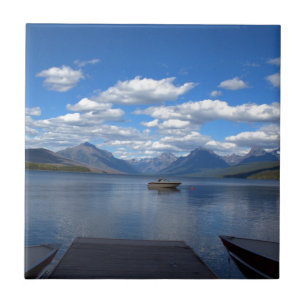 Gletscher-Nationalpark Fotografie. Fliese