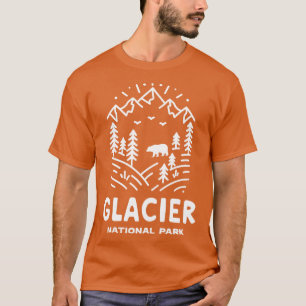 Gletscher-Nationalpark Gletscher-Horizont-Odyssee T-Shirt