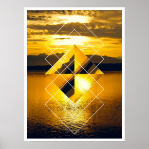 Gletscher-NP-Geometrie Poster