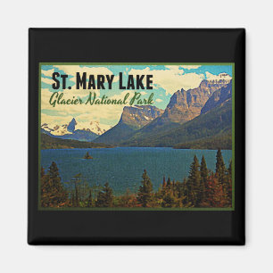 Gletscher NP St. Mary Lake Magnet
