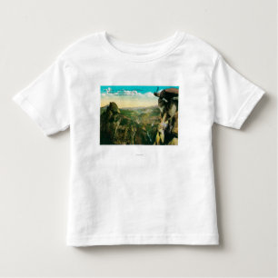 Gletscher-Punkt, halbe Haube und Yosemite-Tal Kleinkind T-shirt