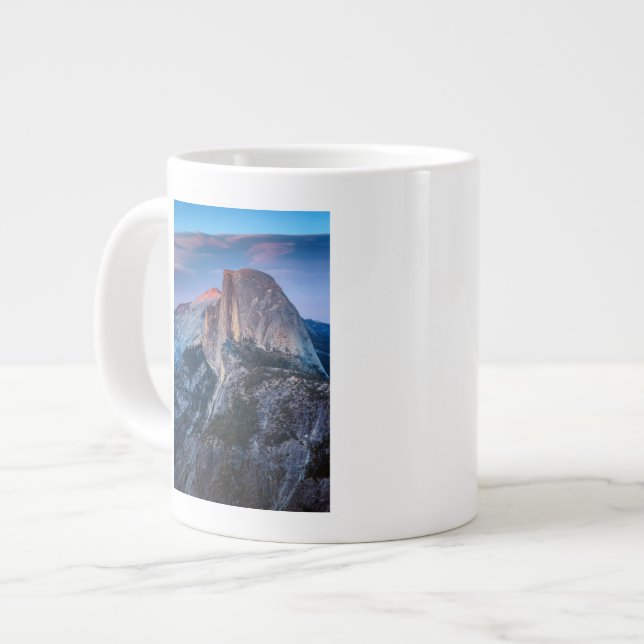 Gletscher-Punkt Jumbo-Tasse (Vorderseite Links)