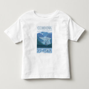 Gletscher-Szene - Cordova, Alaska Kleinkind T-shirt