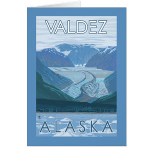 Gletscher-Szene - Valdez, Alaska