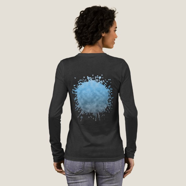 Gletscher Tri-Blend Shirt (Voller Rückseite)