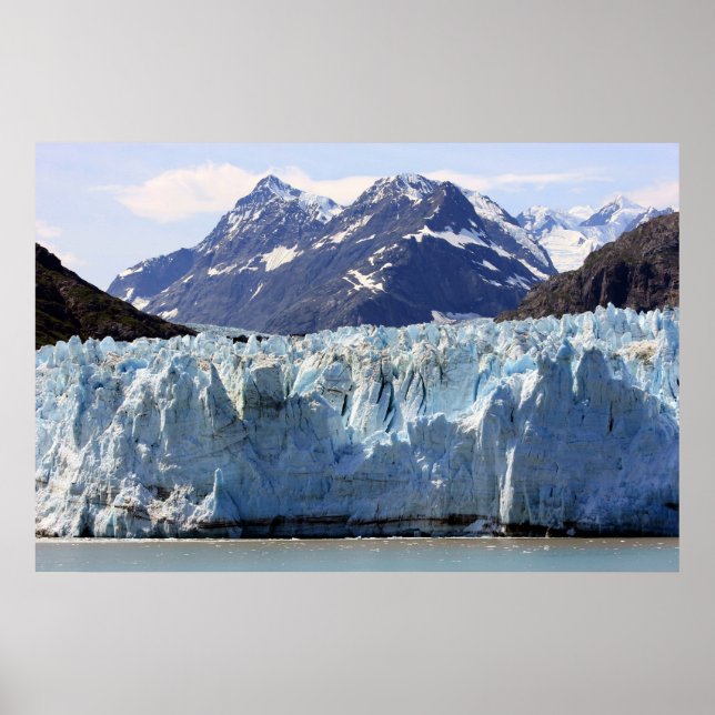 Gletscher von Alaska Print Poster (Vorne)