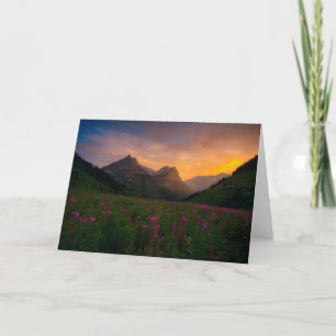 Gletscher-Wildblumen Karte