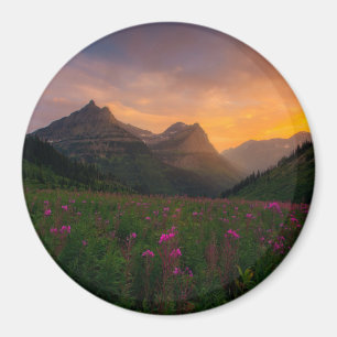 Gletscher-Wildblumen Magnet