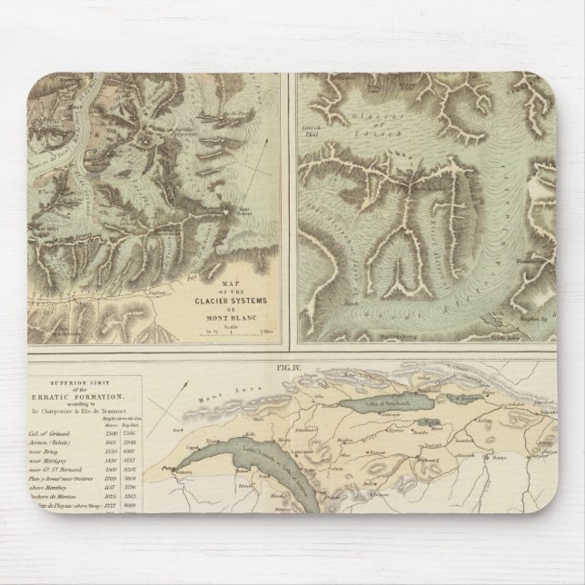 Gletscheralpen Mousepad (Vorne)