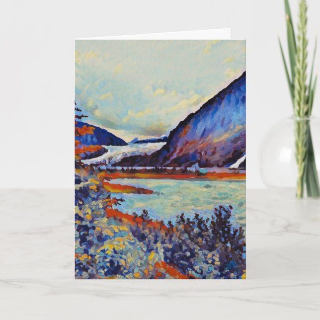 gletscherartig karte (Vorderseite)