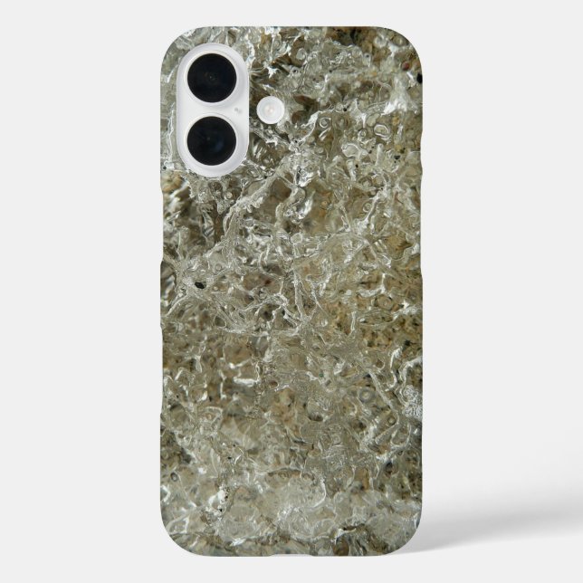 Gletschereis Abstrakte Naturstruktur Case-Mate iPhone Hülle (Rückseite)