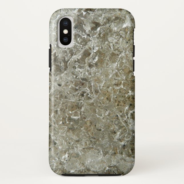 Gletschereis Abstrakte Naturstruktur Case-Mate iPhone Hülle (Rückseite)