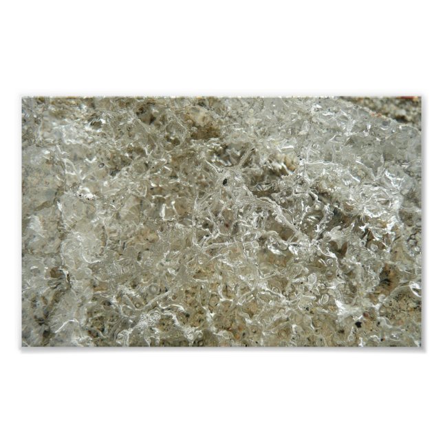 Gletschereis Abstrakte Naturstruktur Fotodruck (Vorne)