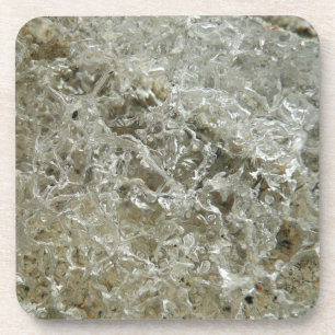 Gletschereis Abstrakte Naturstruktur Getränkeuntersetzer